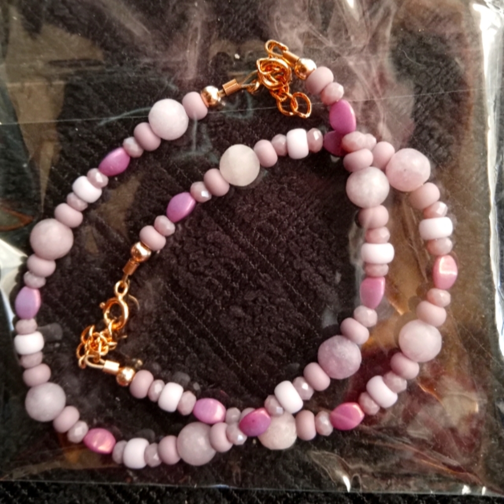 💜✨Mom & baby amethyst matching bracelet✨💜